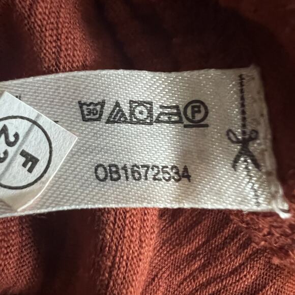 Free People Beach Maxi Dress Womens Small Rust Elisa Goddesscore Boho Resort - Picture 9 of 12